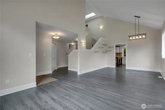 Skylights rain down natural light from above