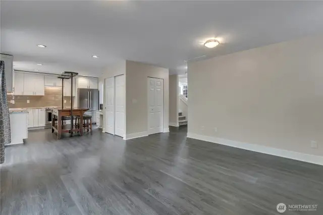 Second living area off the kitchen