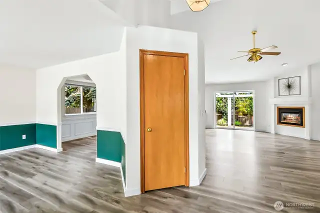 Entry with LVP flooring