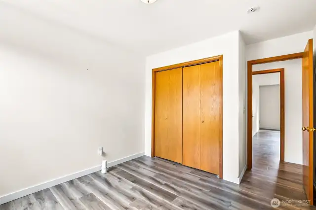 Second bedroom with large closet