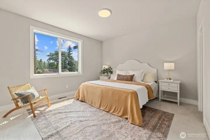 Bedroom on upper floor