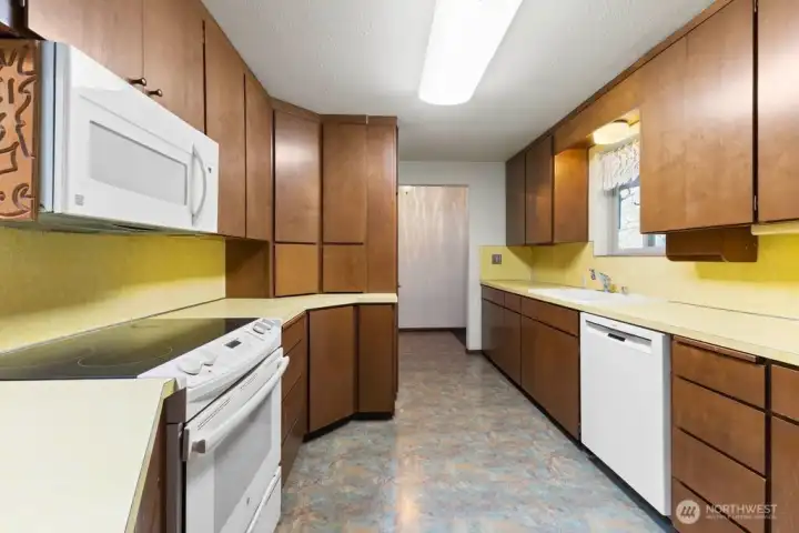 Plenty of cabinet and counter space in the kitchen.  All appliances included with the sale.