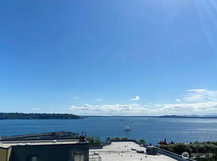 View from 6th floor deck.