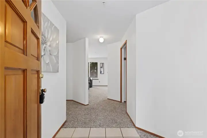 Step into the entryway