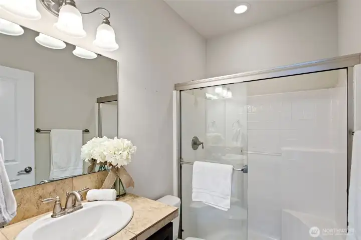 En suite bathroom off of 2nd floor bedroom