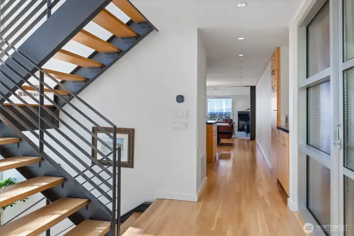 Main level looking from the front door hallway