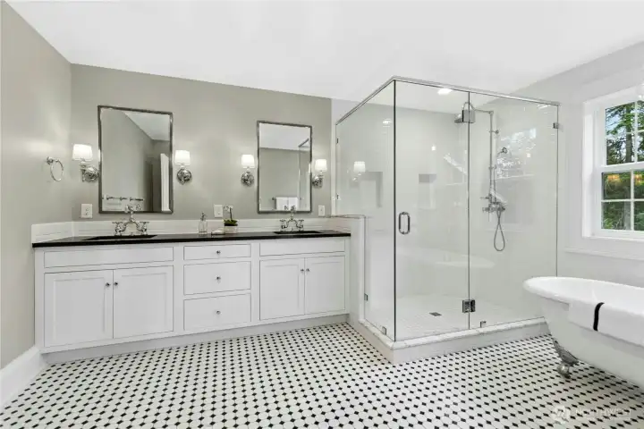 Primary bathroom Primary bathroom