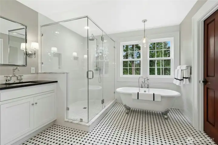 Primary bathroom Primary bathroom