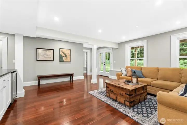 Fully finished basement with walk-out Fully finished basement with walk-out