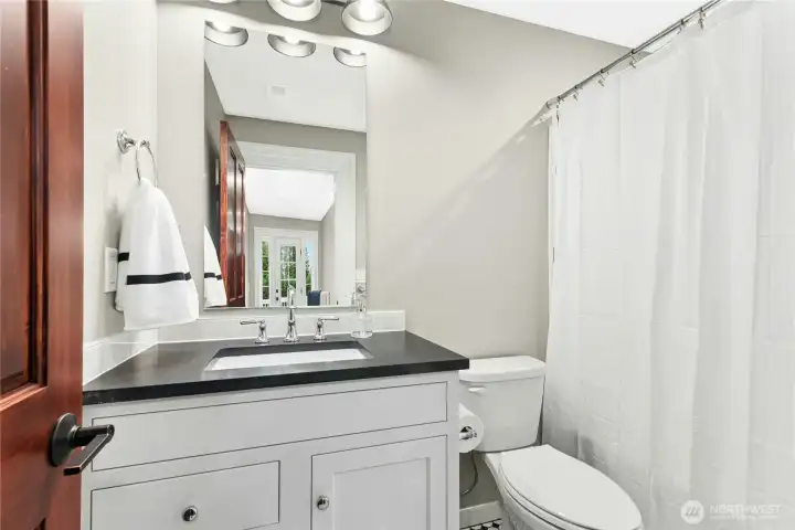 Full bathroom in basement Full bathroom in basement