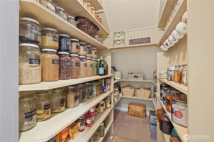 Walk in pantry is a dream.