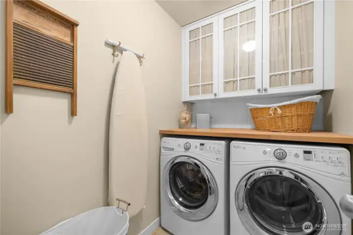 Utility/laundryis upstairs.