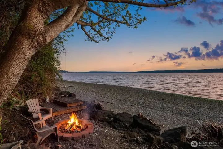 private beach