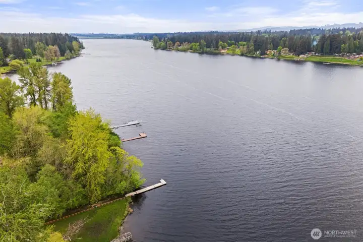Community park and dock, just steps away from your extraordinary custom home.