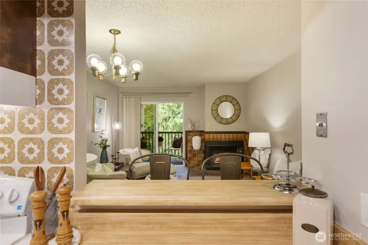 Open pass through lets you be conversational, catch the view outside, or watch a TV.