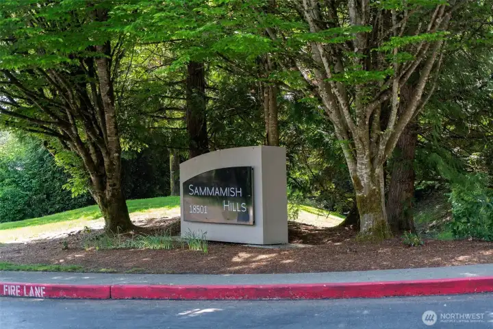 Sammamish Hills is well-maintained community ideally located near Exit 13 off I-90--easy access with less traffic!