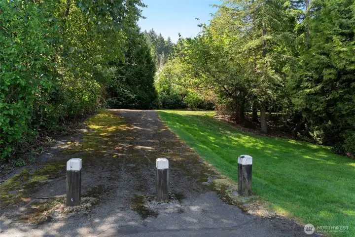 Integrated with lush landscaping and public open space.