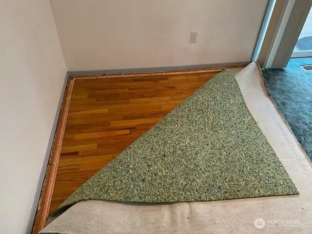 Hardwood Under Carpet