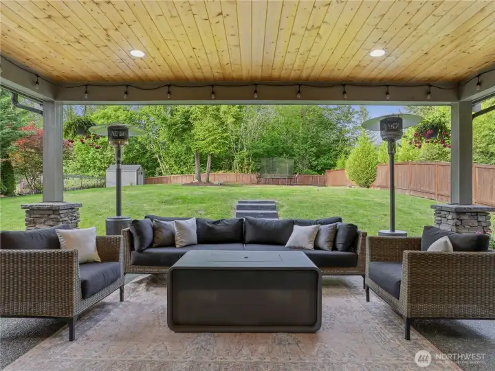 Back covered patio