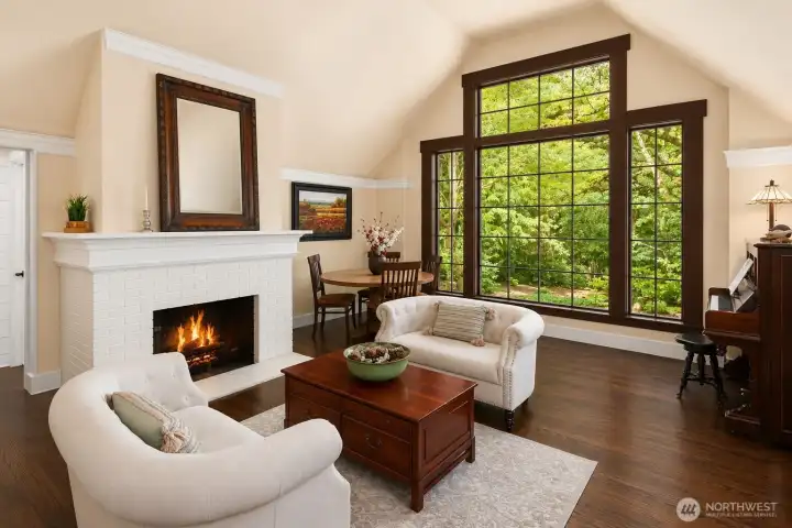 Incredible massive windows let the views flood in