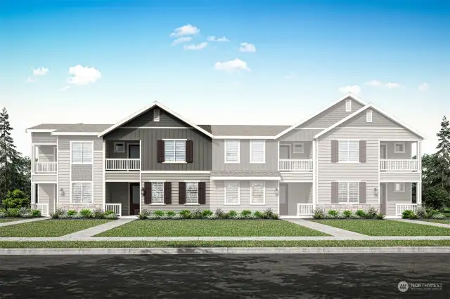 Example of the Montana floor plan to be located at 8683 35th PL NE