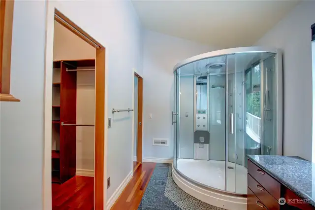 Primary Bathroom with Ariel Shower