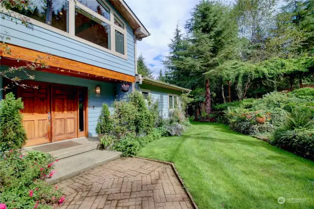 Beautifully landscaped with irrigation.