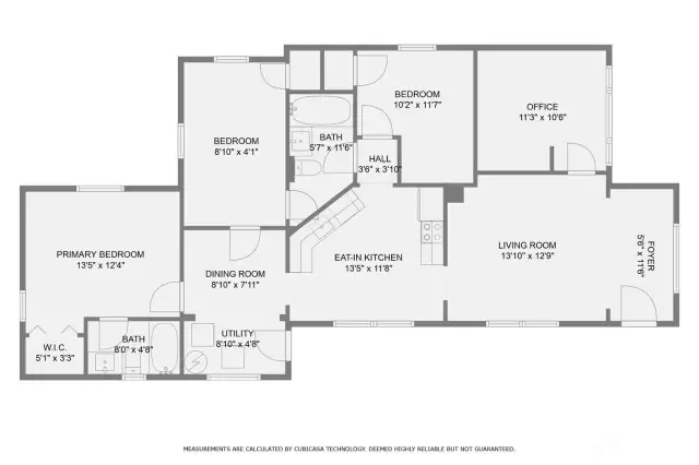 Conveniet and functional one-level living.