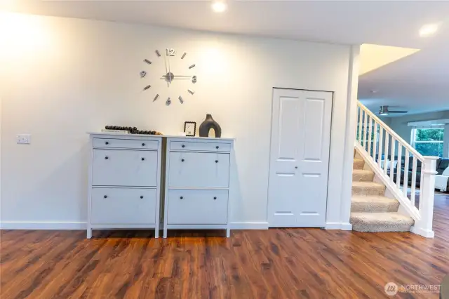 Stairs leading upstairs