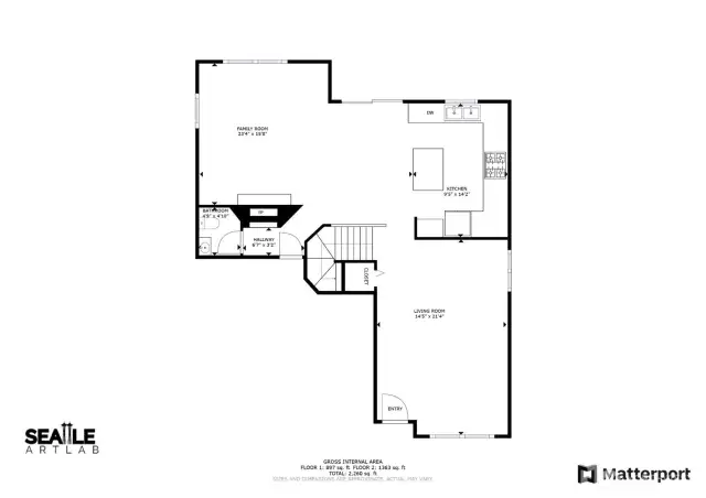 Main Level Floor Plan