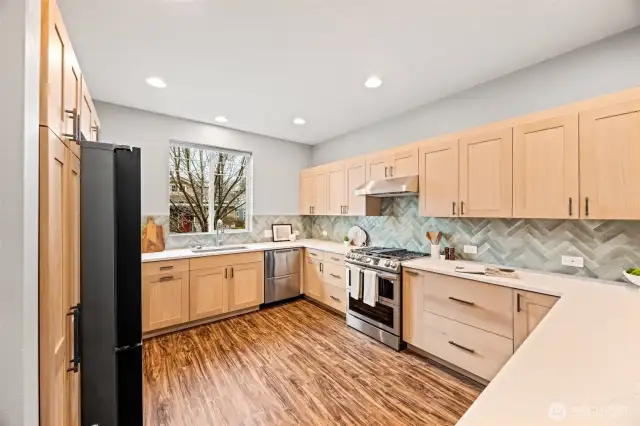 All New Stainless Steel Appliances