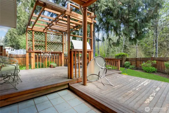 Great for outside entertaining.