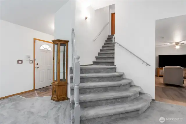 Entrance and grand staircase.