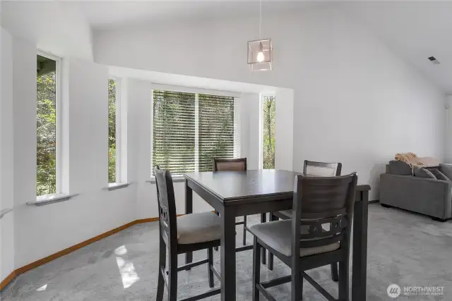 Dining room off of living room
