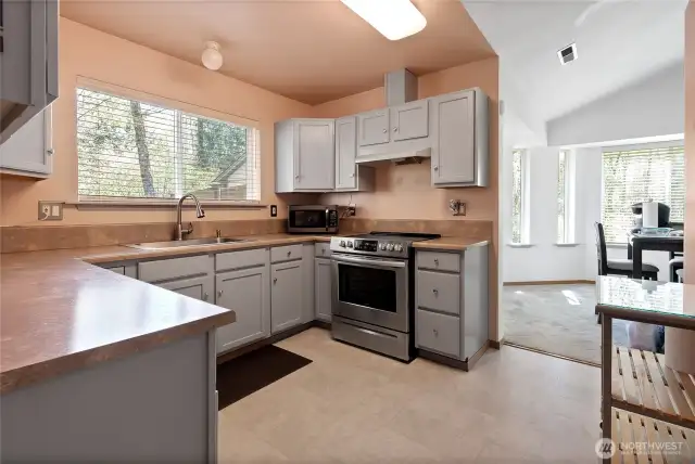 Lots of natural light.