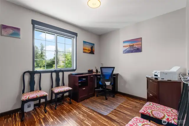 Bedroom 2 being used as an office