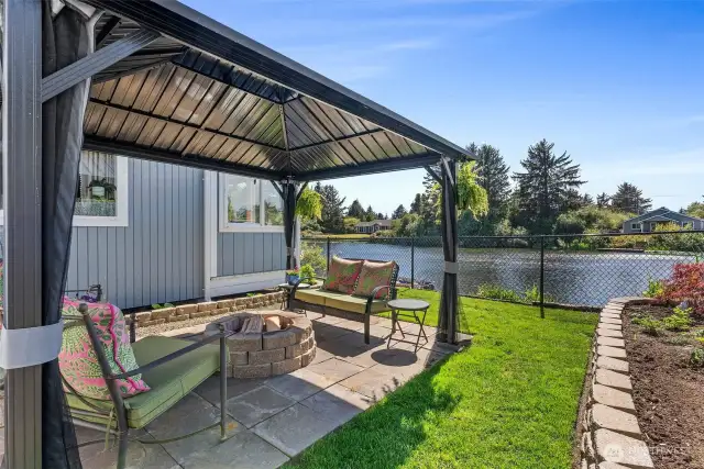 Patio with fire pit