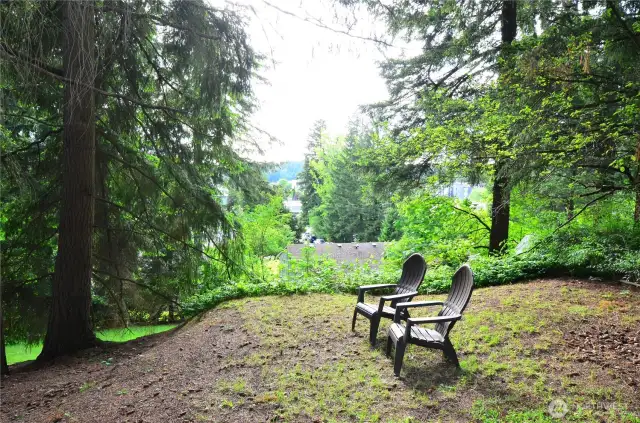 Private spot in backyard