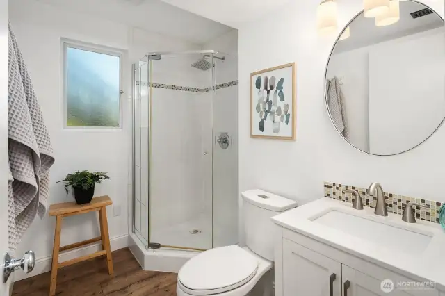 3/4 bath downstairs