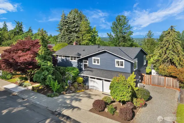 2 car garage and off street gravel parking for boat or RV or extra cars.