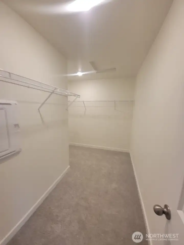 Primary closet
