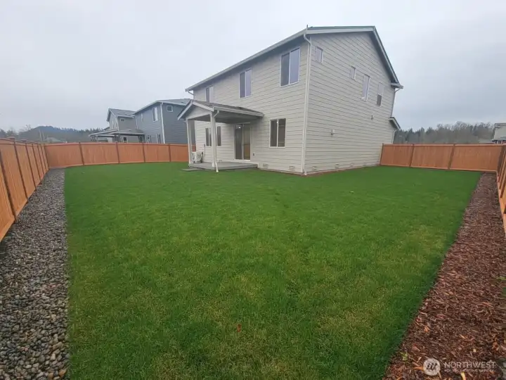 large backyard