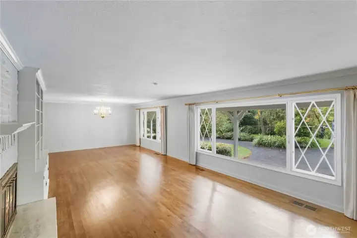 Front Room-Living Room & Dining Room