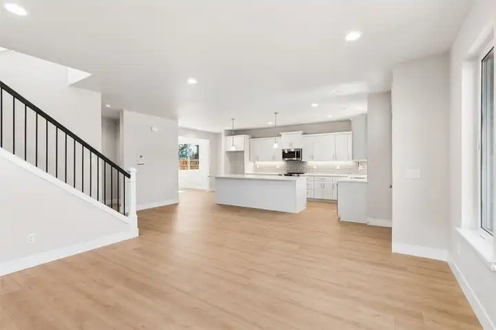 Photos are of the actual home.