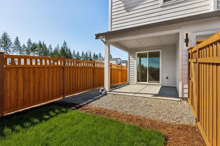 Photos are of the actual home.