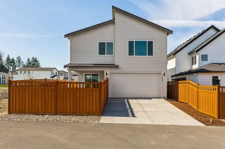 Photos are of the actual home.