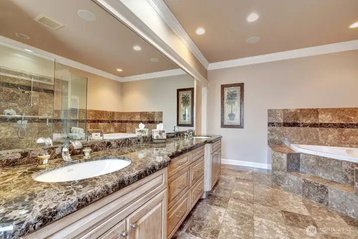 Primary suite bathroom
