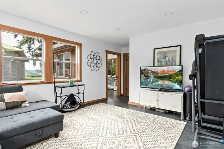 Main floor of the guest house