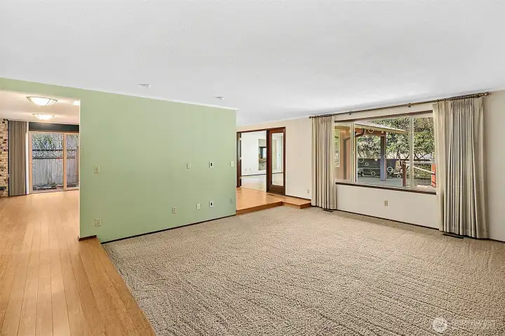 Sunk in living room.