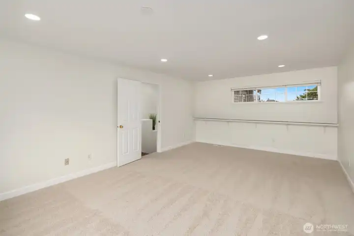 Another view of the bonus room showing just how large this space is.